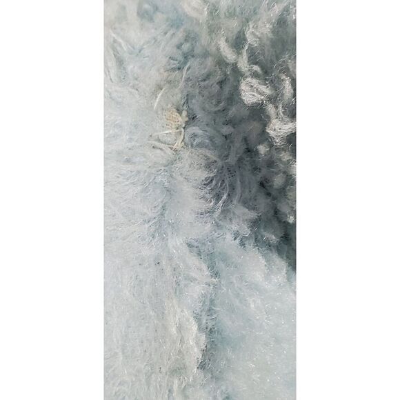 Vintage Teddy Bear Plush Blue Moveable Arms Head Bow Tongue Out Stuffed Animal - Picture 7 of 12